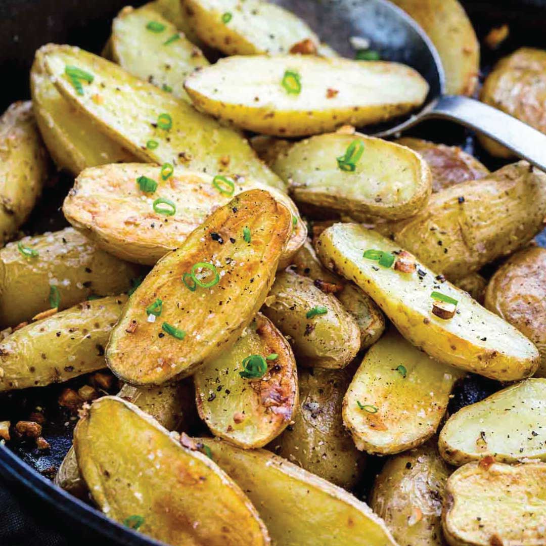 Roasted Fingerling Potatoes with Onions Chef On The Go Toronto Catering
